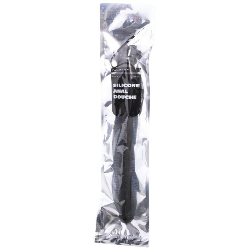 All Black Beaded Ducha Anal Silicona 27 Cm