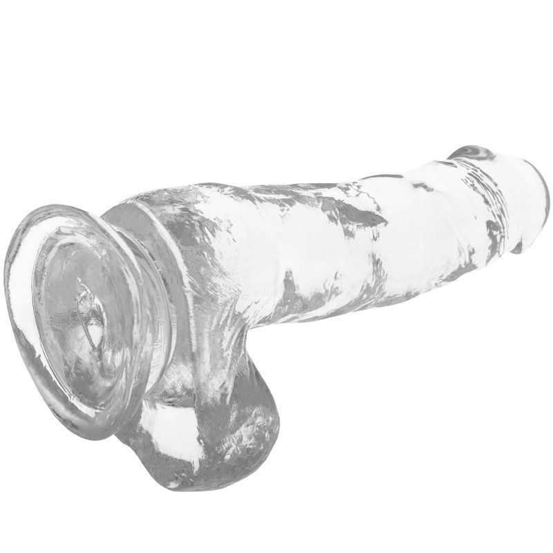 X Ray Arnés + Dildo Realista Transparente 18.5 Cm O 3.8 Cm