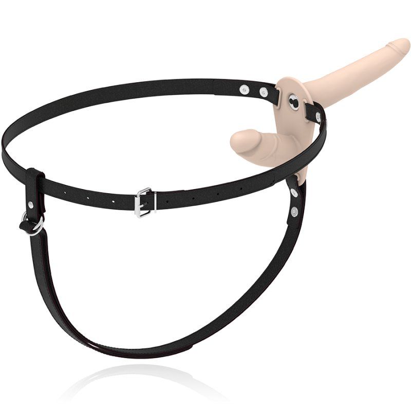 Fetish Submissive Harness Doble Penetración Vibrador Flesh Up