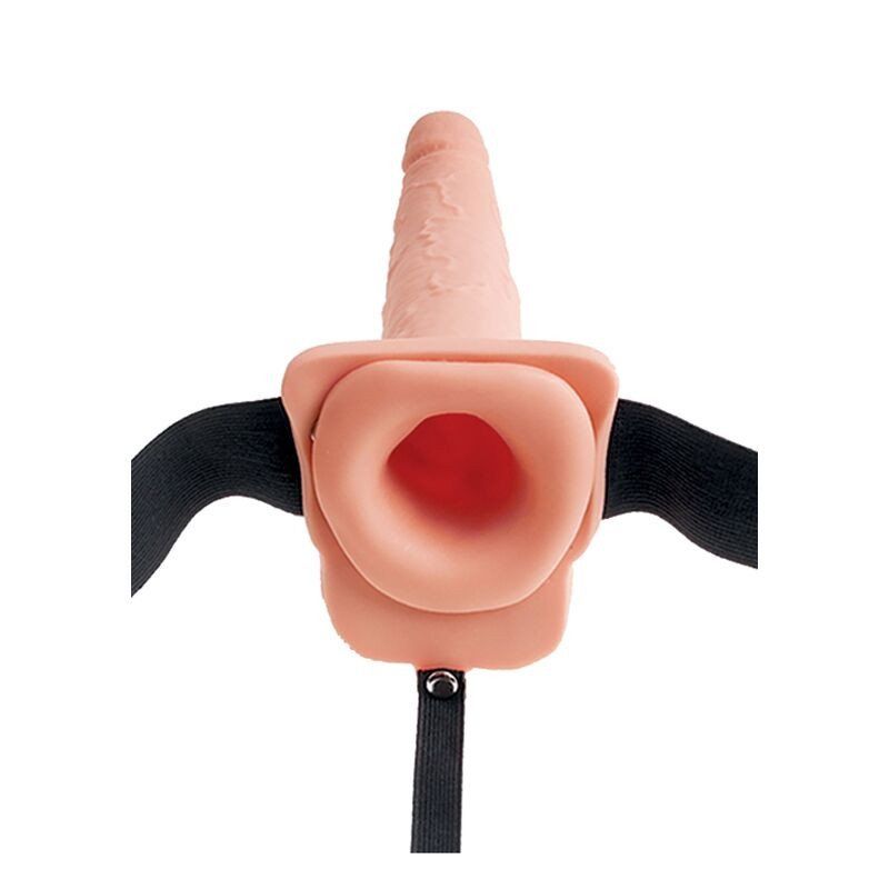 Fetish Fantasy Series Arnés Ajustable Pene Realístico Con Testículos Squirting 19 Cm