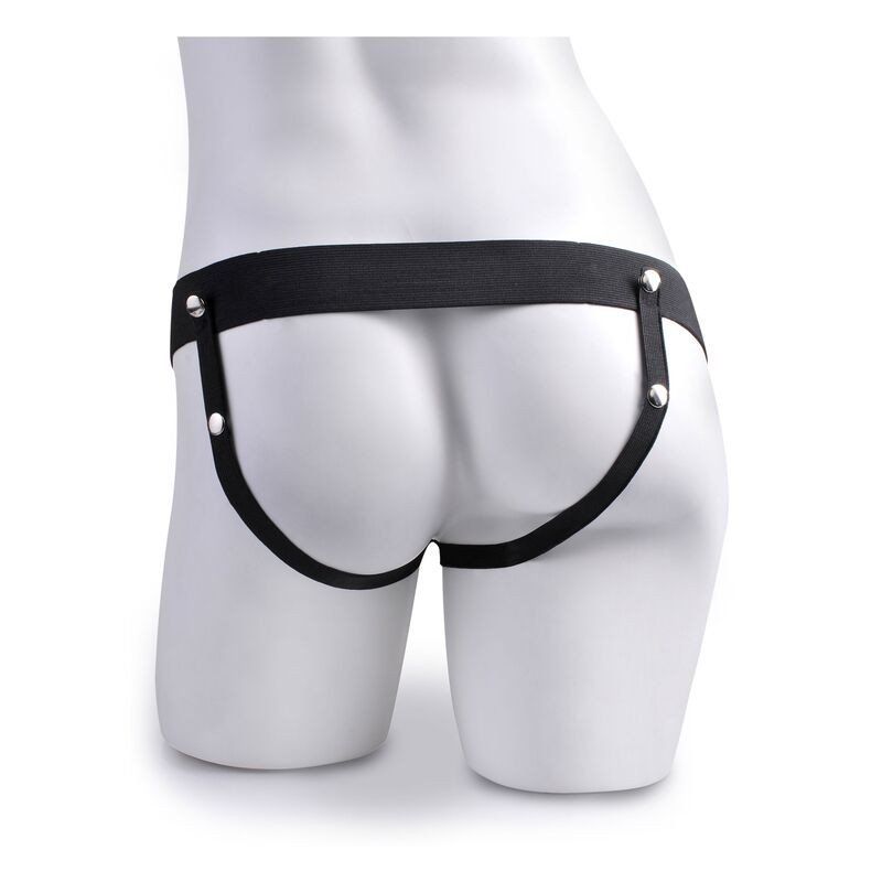 Fetish Fantasy Series Arnés Ajustable Pene Realístico Con Testículos Squirting 19 Cm