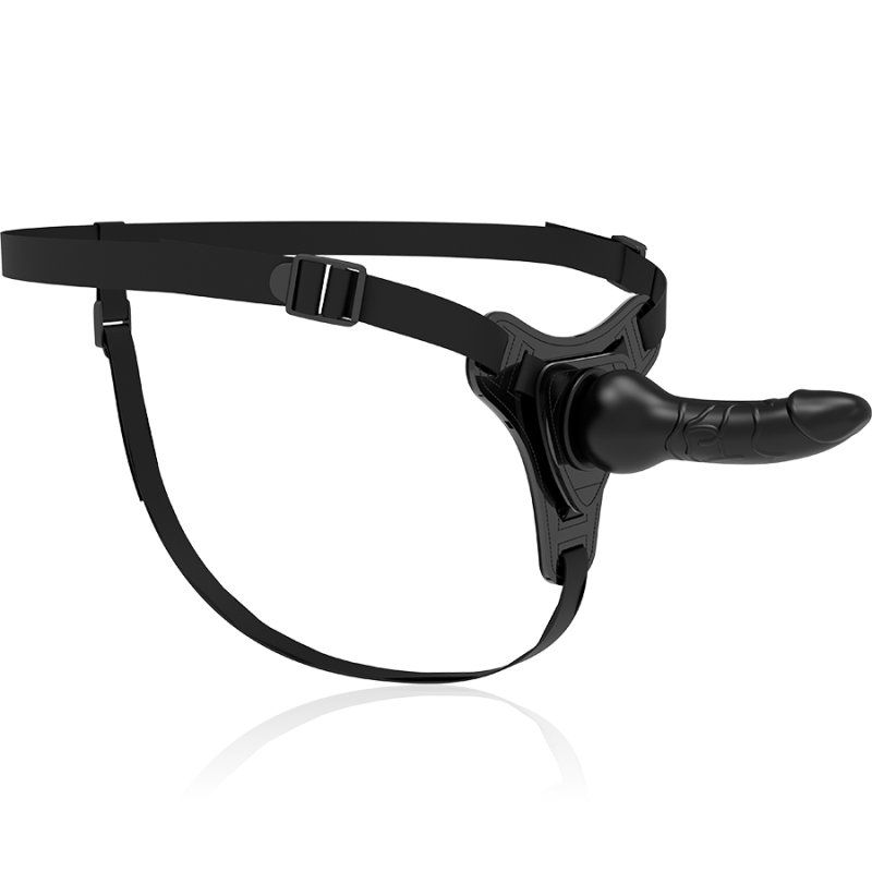 Fetish Submissive Harness Silicona Negro Realistic 16 Cm