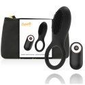 Coquette Toys Anillo Vibrador Control Remoto Recargable Negro / Gold