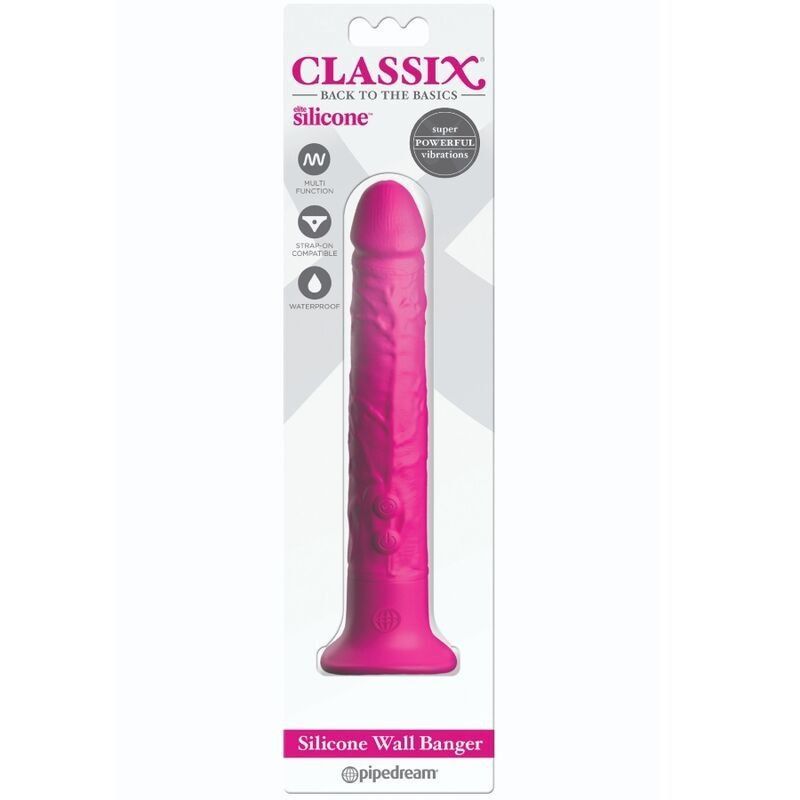 Classix Dildo Wall Banger Silicona 15 Cm Rosa
