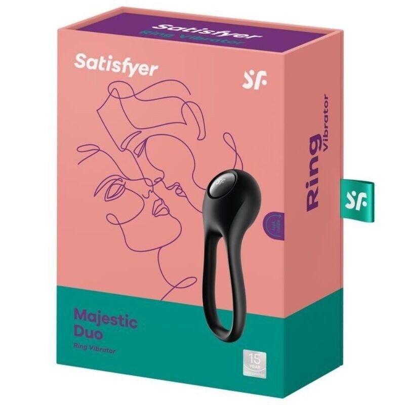 Satisfyer Majestic Duo | Anillo vibrador doble anillo