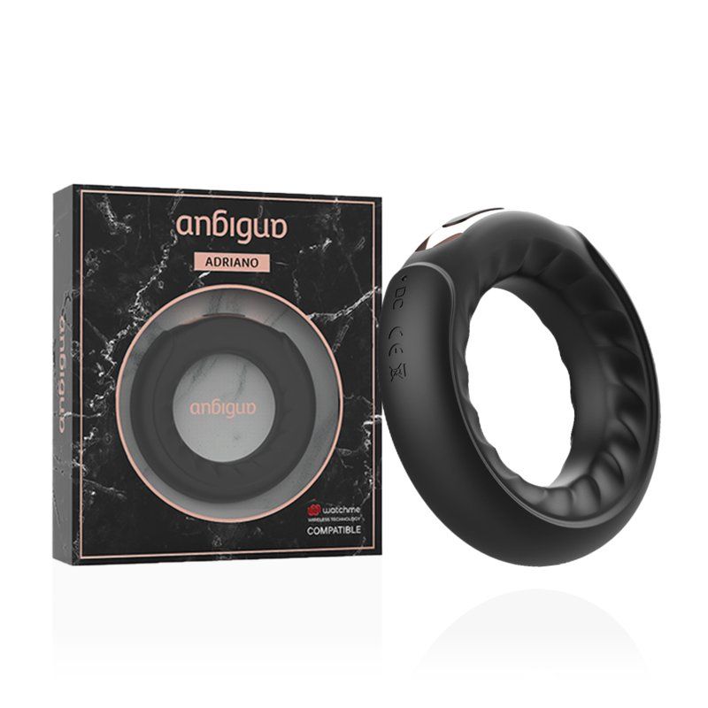 Anbiguo Adriano Anillo Vibrador Compatible Con Watchme Wireless Technology