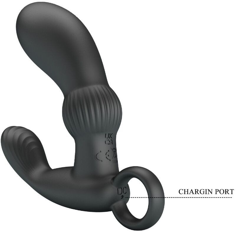 Pretty Love Cayla Masajeador prostático vibrador con anillo base
