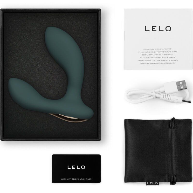 LELO Hugo 2 Masajeador de Próstata Verde | Silicona 7,2 cm