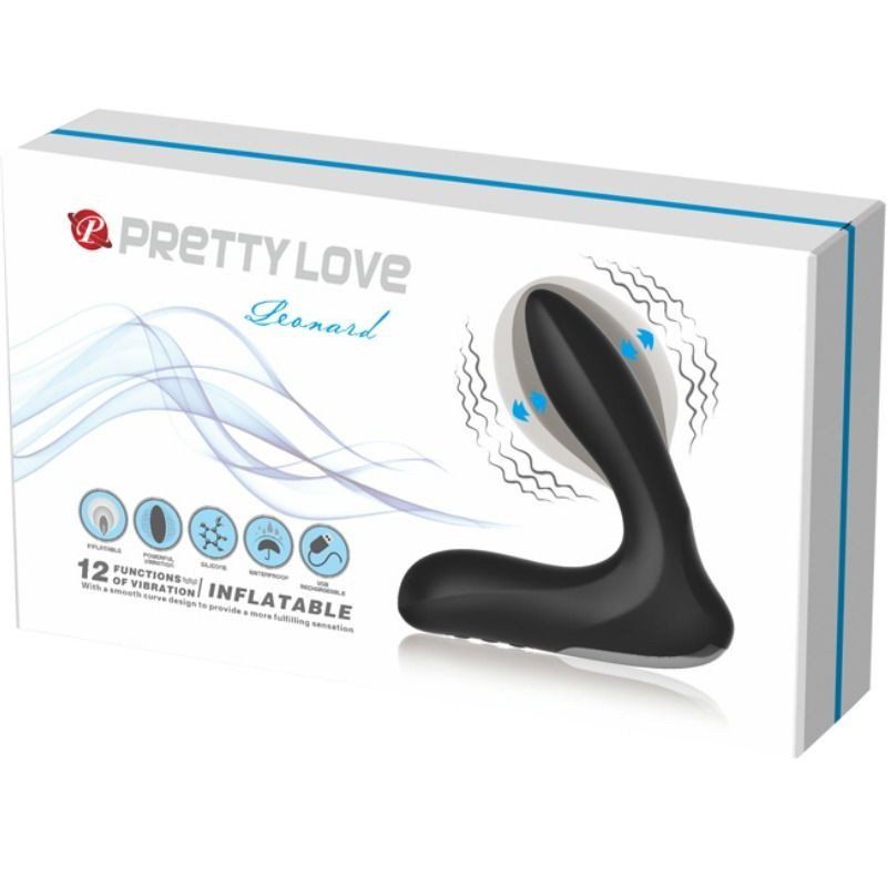 Pretty Love Leonard Masajeador Prostático Inflable Con Vibración