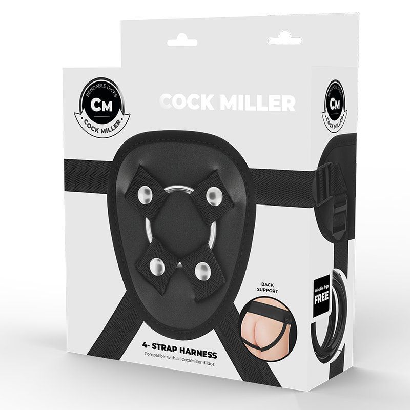 Cock Miller Arnes + Dildo Silicona Density Cocksil Articulable 13 Cm
