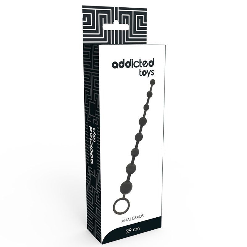 Addicted Toys Anal Beads 29 Cm Negro