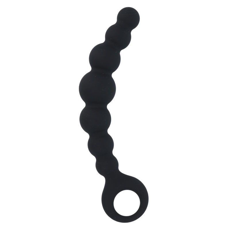 Intense Max Bolas Anales Negras | Silicona médica 18,5 cm