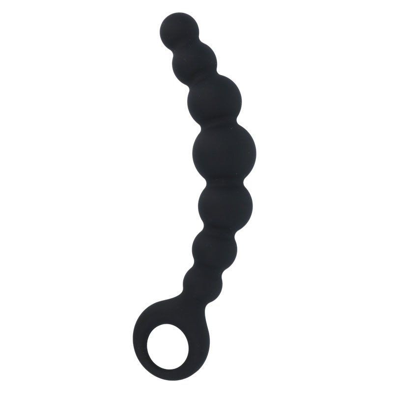 Intense Max Bolas Anales Negras | Silicona médica 18,5 cm