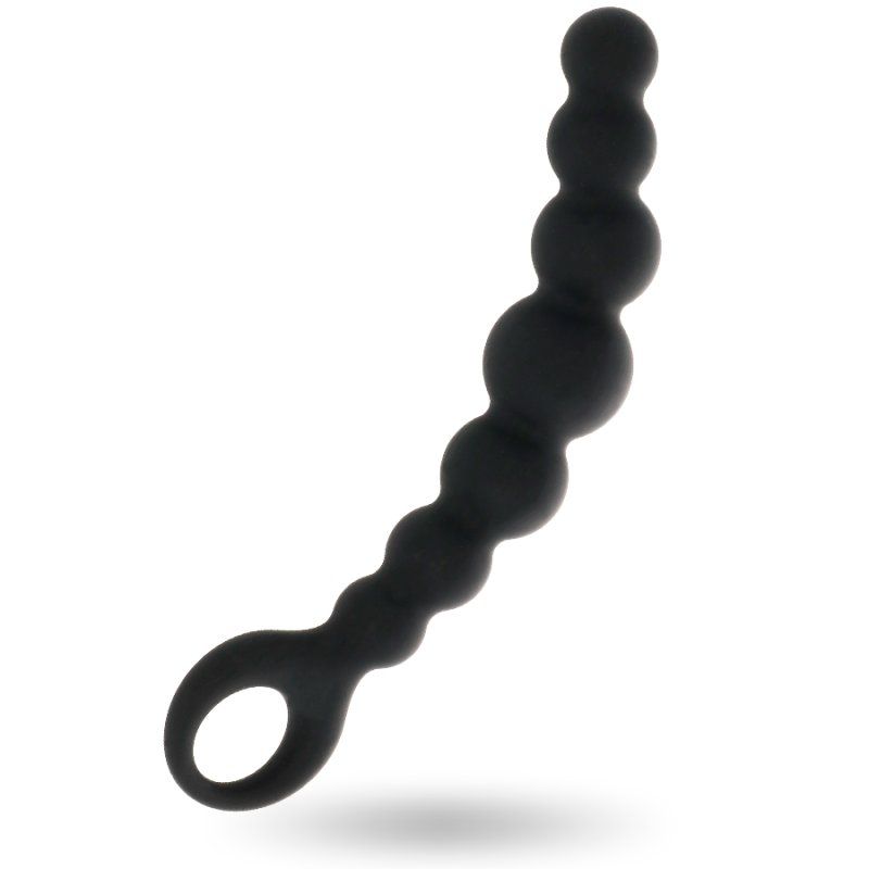 Intense Max Bolas Anales Negras | Silicona médica 18,5 cm