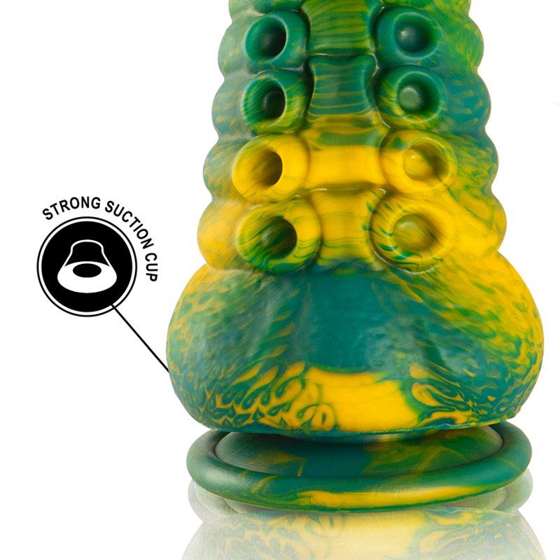 Cetus dildo tentáculo verde pequeño 17 cm