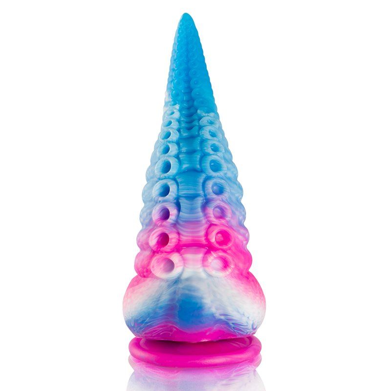 Phorcys dildo tentáculo azul grande 20,5 cm