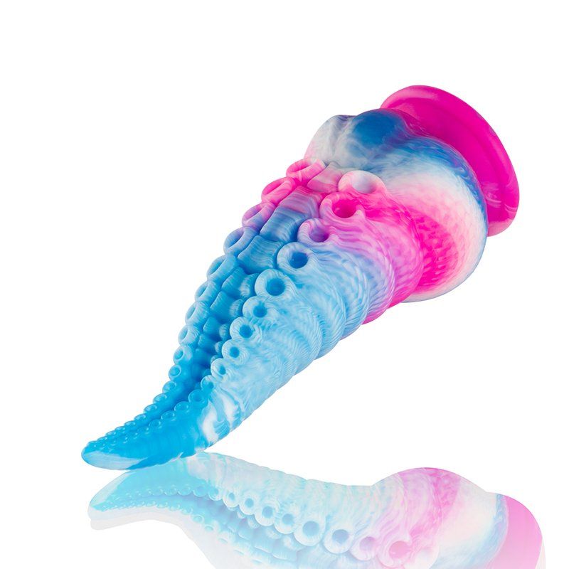 Phorcys dildo tentáculo azul grande 20,5 cm