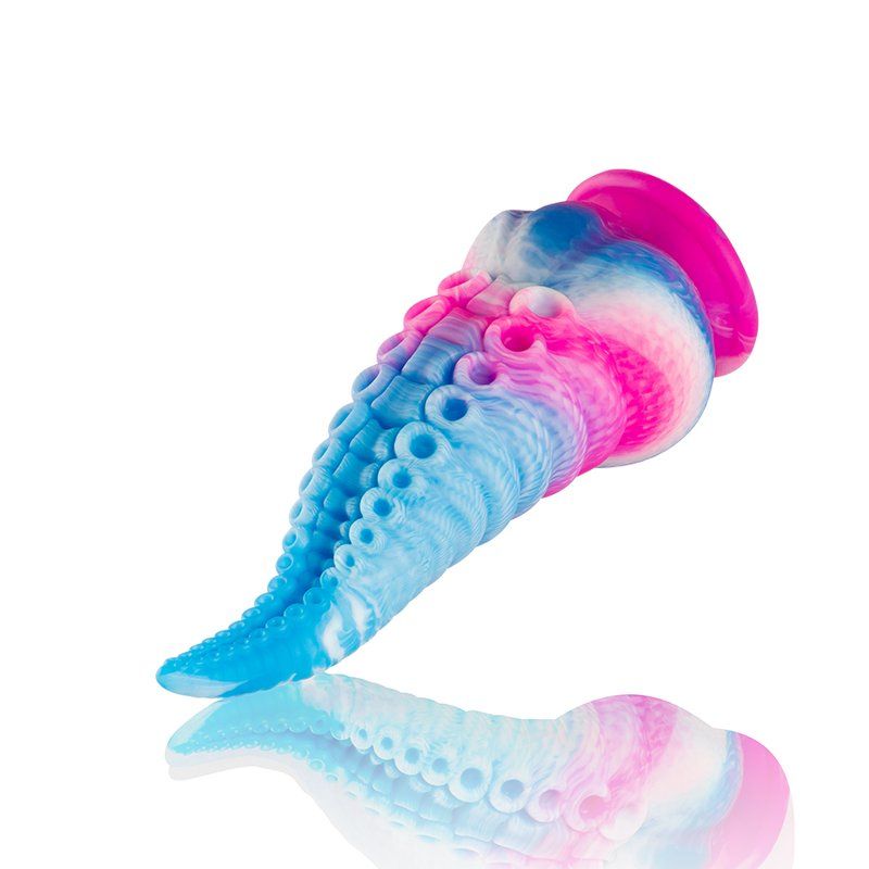 Phorcys dildo tentáculo azul pequeño 17 cm