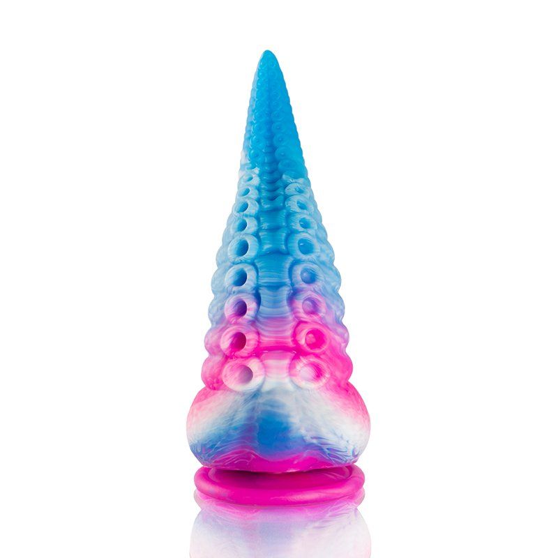 Phorcys dildo tentáculo azul pequeño 17 cm
