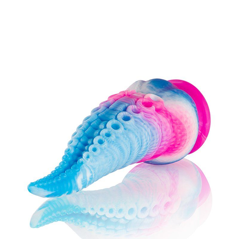 Phorcys dildo tentáculo azul pequeño 17 cm