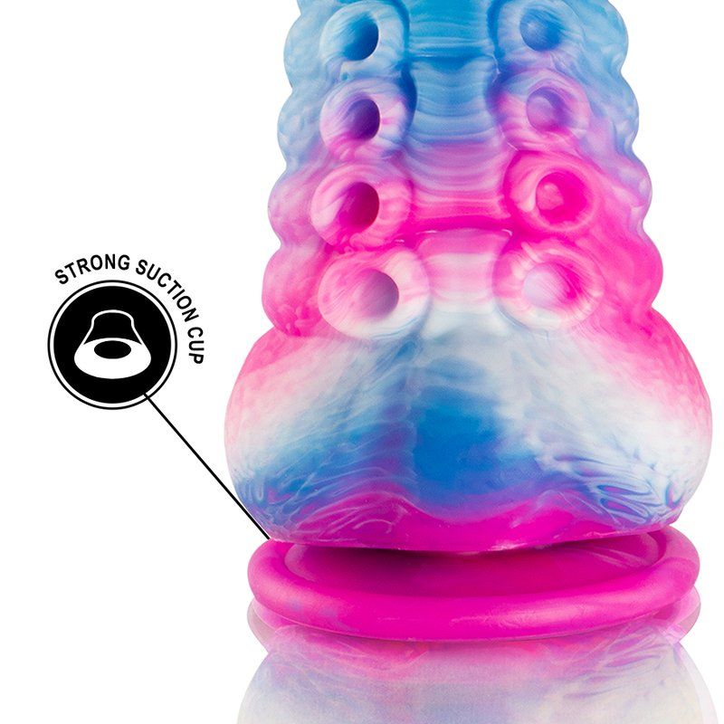 Phorcys dildo tentáculo azul pequeño 17 cm