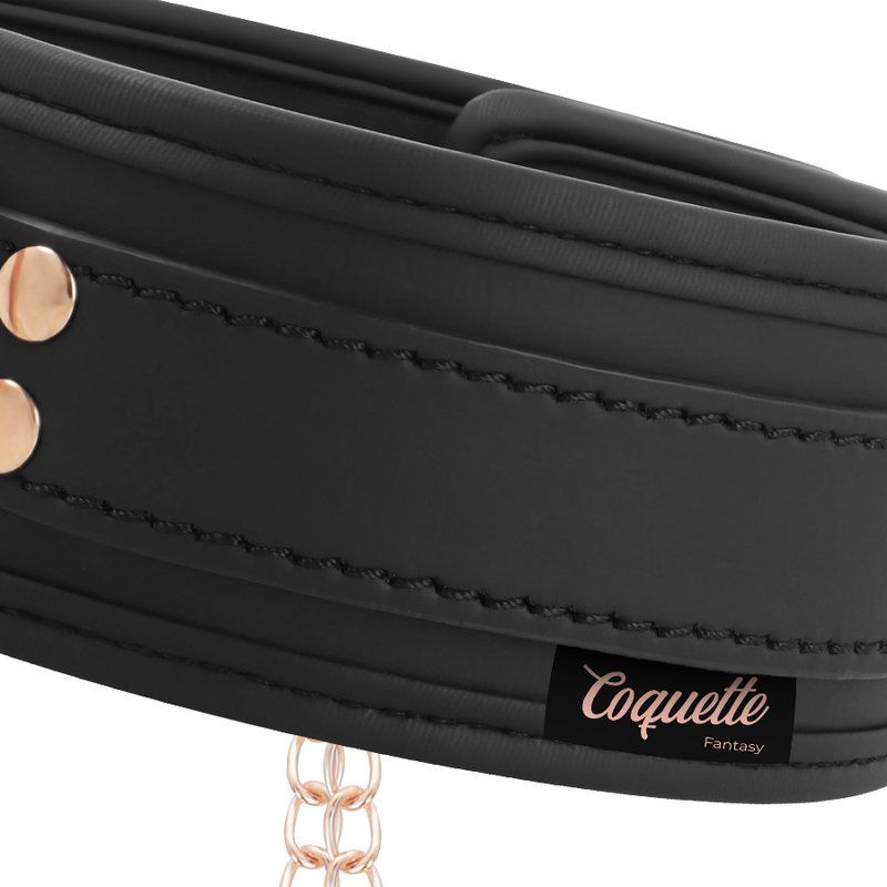 Coquette Chic Desire Fantasy Collar Con Pinzas Pezones Con Forro De Neopreno