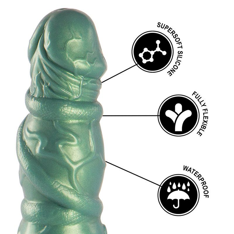 Dildo mitológico fantasía 19.3 cm silicona – Hades Epic