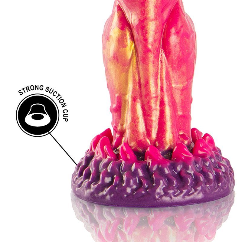 Dildo mitológico fantasía 21.5 cm silicona – Cerberus Epic