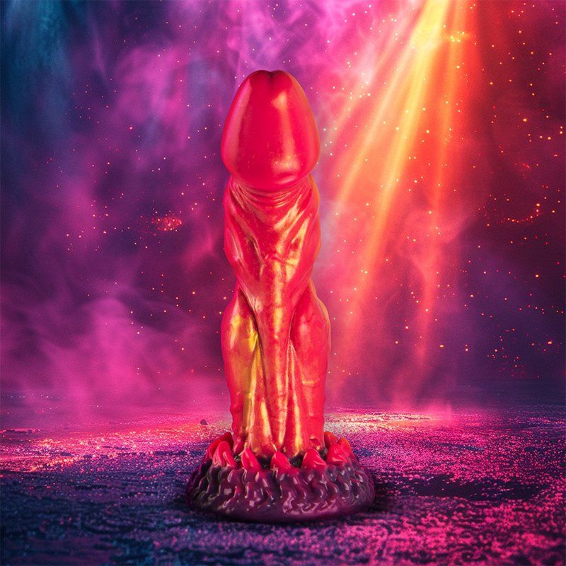 Dildo mitológico fantasía 21.5 cm silicona – Cerberus Epic