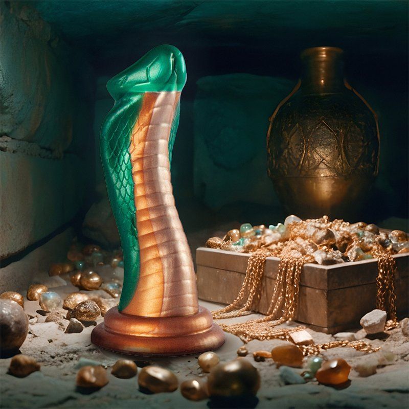 Dildo serpiente fantasía 20,5 cm silicona – Python Epic