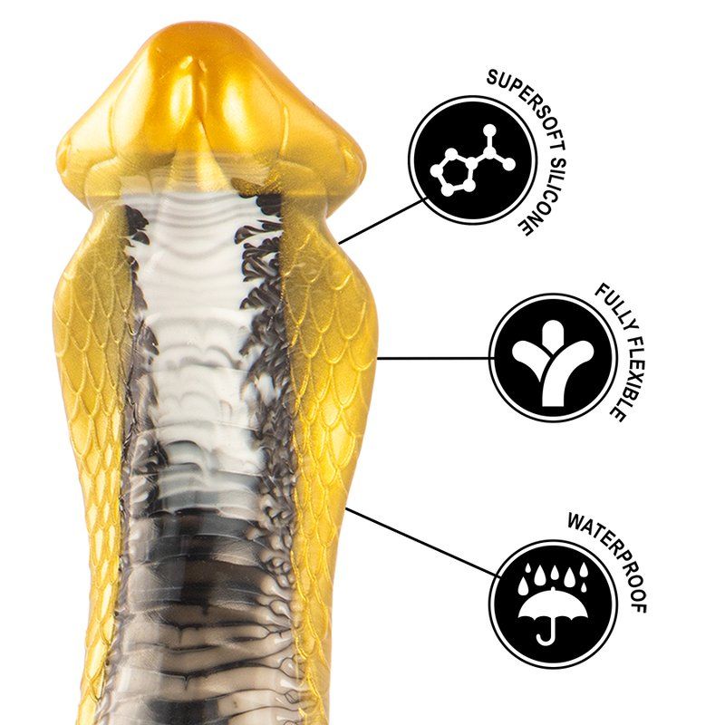 Dildo dragón fantasía 20,5 cm silicona – Drakon Epic