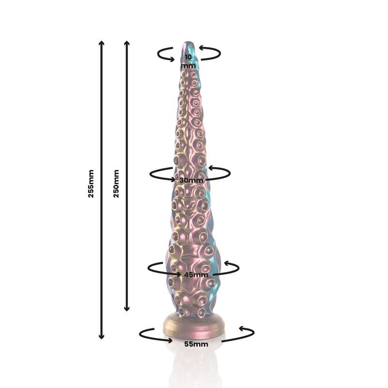 Dildo tentáculo pequeño 25 cm silicona – Charybdis Epic
