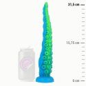 Epic Scylla Dildo Tentáculo Fino Fluorescente Tamaño Grande
