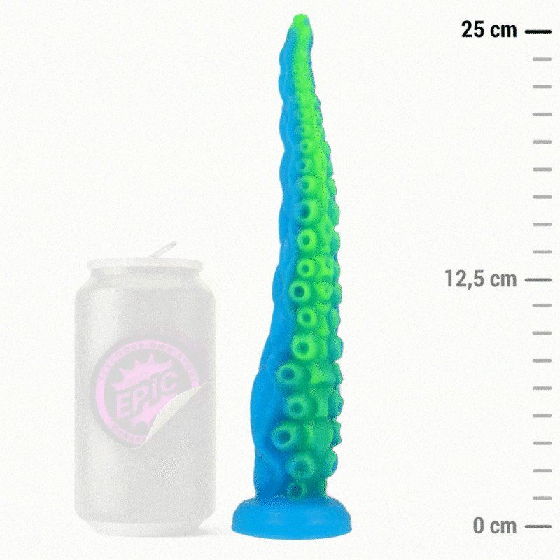 Epic Scylla Dildo Tentáculo Fino Fluorescente Tamaño Pequeño