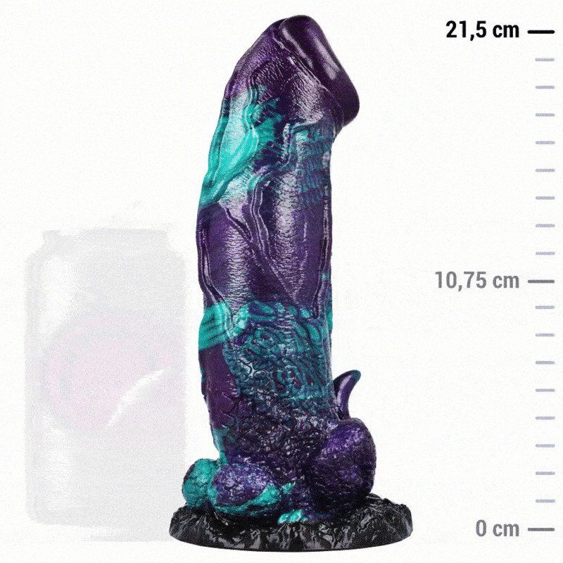 Epic Basilisk Dildo Doble Placer Escamoso Tamaño Grande