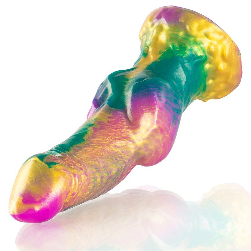 Iris dildo de fantasía con testículos 22,5 cm silicona – Epic