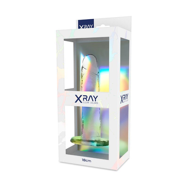 X Ray Clear Dildo Transparente 18 Cm O 4 Cm