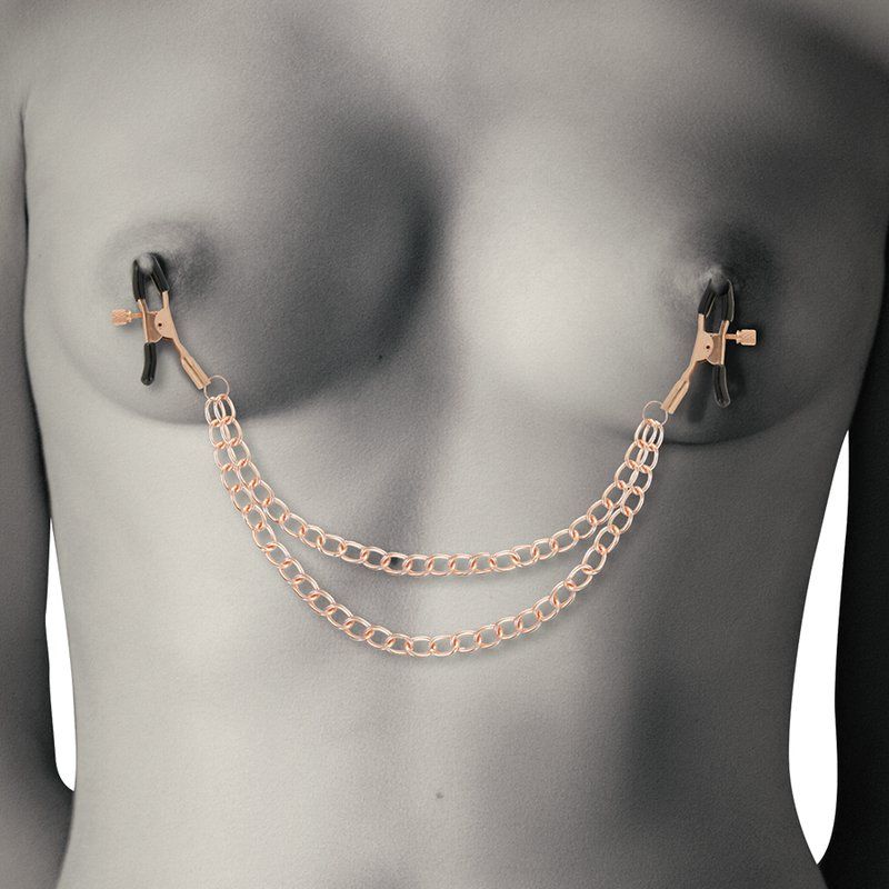 Coquette Chic Desire Fantasy Pinzas Metalicas Pezones Con Cadena