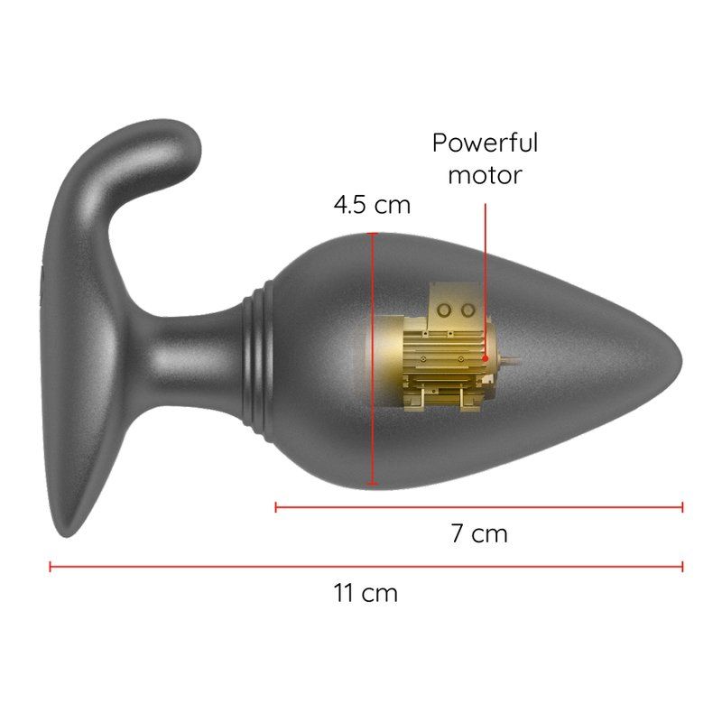 Oninder Rio Plug Anal Vibrador Negro App Gratuita