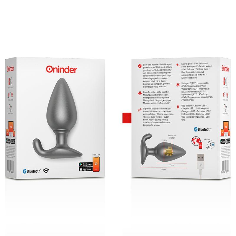 Oninder Rio Plug Anal Vibrador Negro App Gratuita