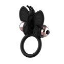 Coquette Toys Cock Ring Butterfly Anillo Vibrador Negro / Gold