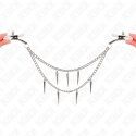 Kink Pinzas Para Pezones Con Cadena De Púas 30 Cm