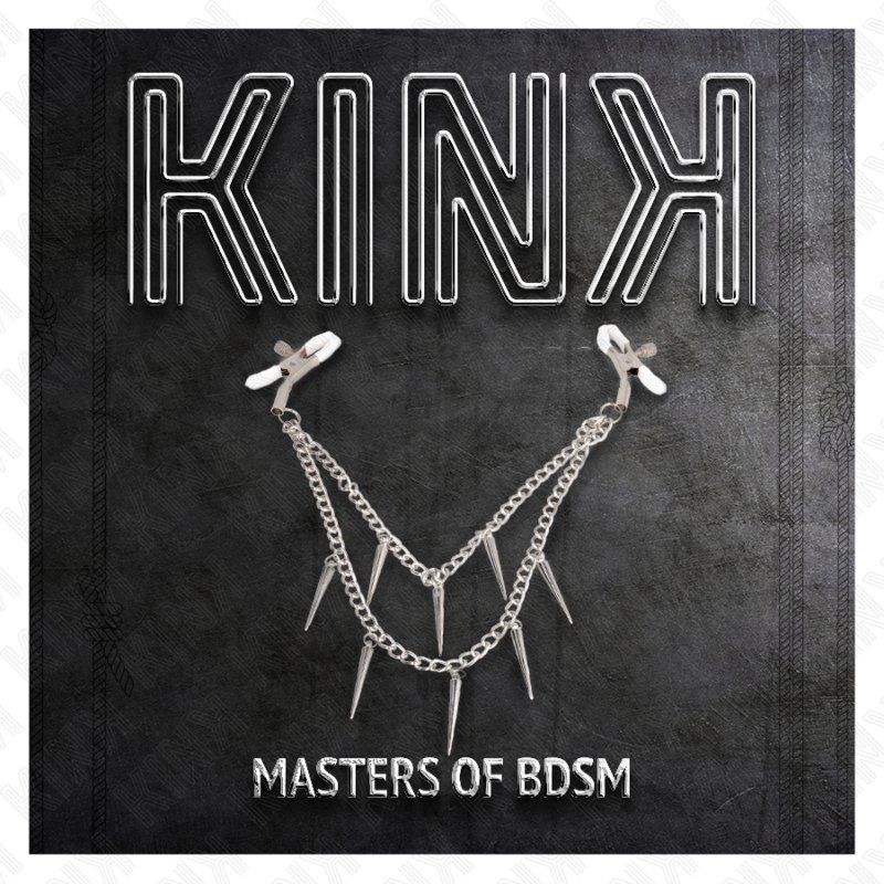 Kink Pinzas Para Pezones Con Cadena De Púas 30 Cm