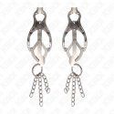Kink Pinzas Para Pezones Estilo Japonés Con Cadenas Plateado