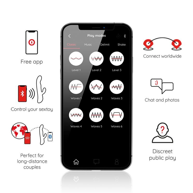 Oninder Oslo Vibración & Rotación Negro App Gratuita