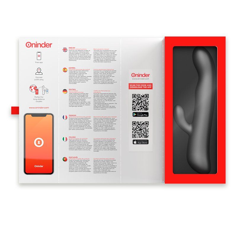 Oninder Oslo Vibración & Rotación Negro App Gratuita