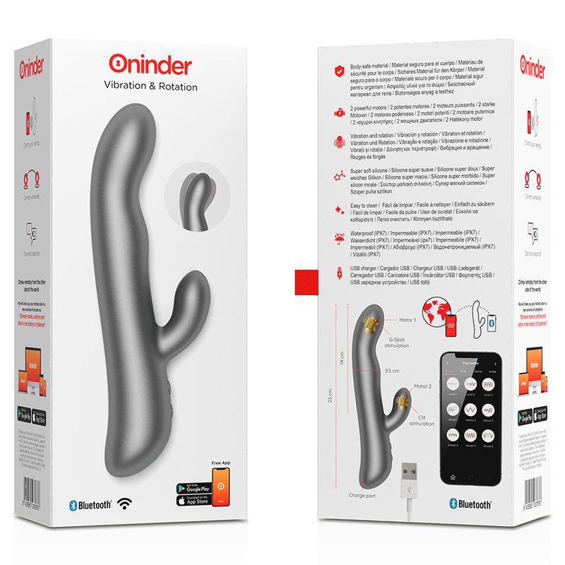 Oninder Oslo Vibración & Rotación Negro App Gratuita
