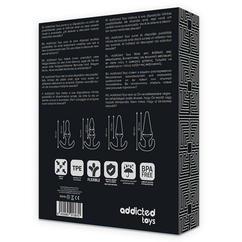 Addicted Toys Set 4 Plugs Anales