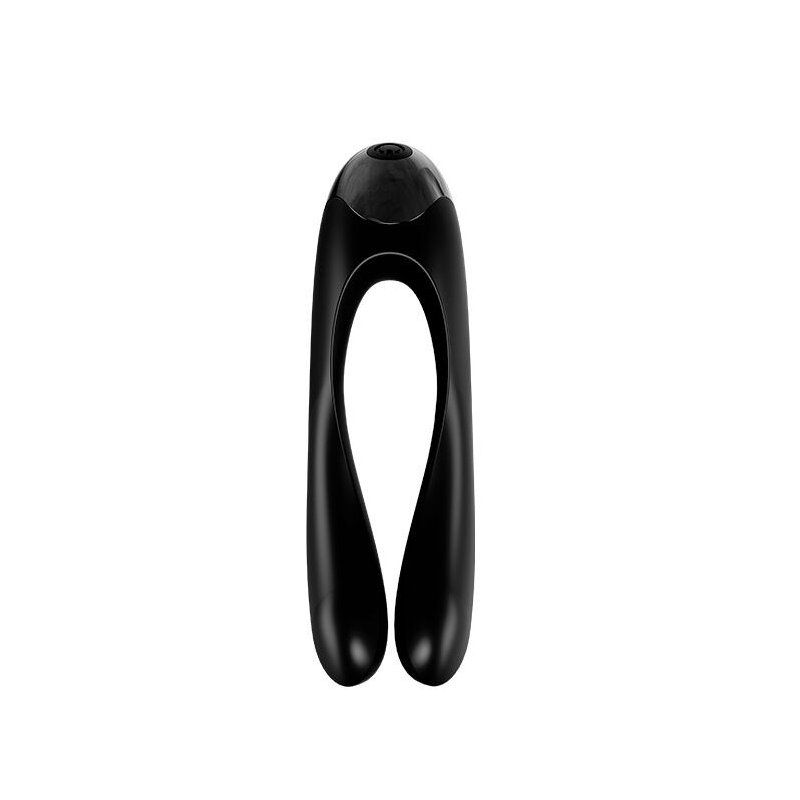 Satisfyer Candy Cane Vibrador Dedo Negro