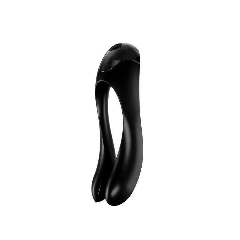 Satisfyer Candy Cane Vibrador Dedo Negro